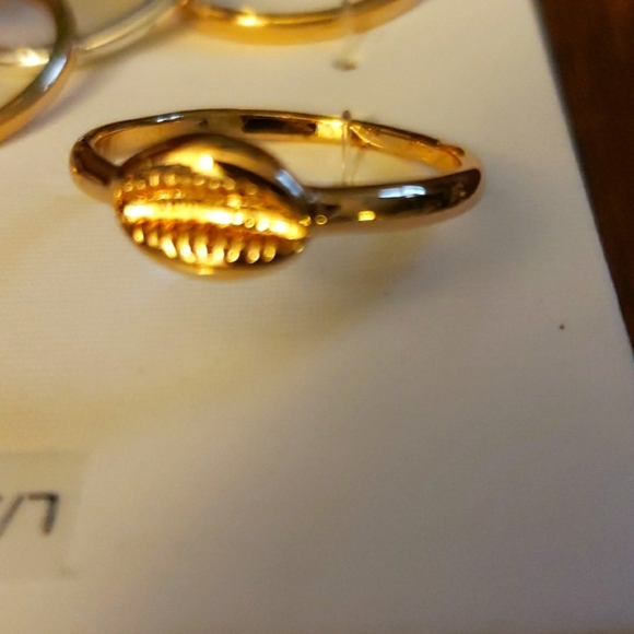 Old Navy Mixed Material 6pc Ring Variety Set Size L/XL - Picture 2 of 8